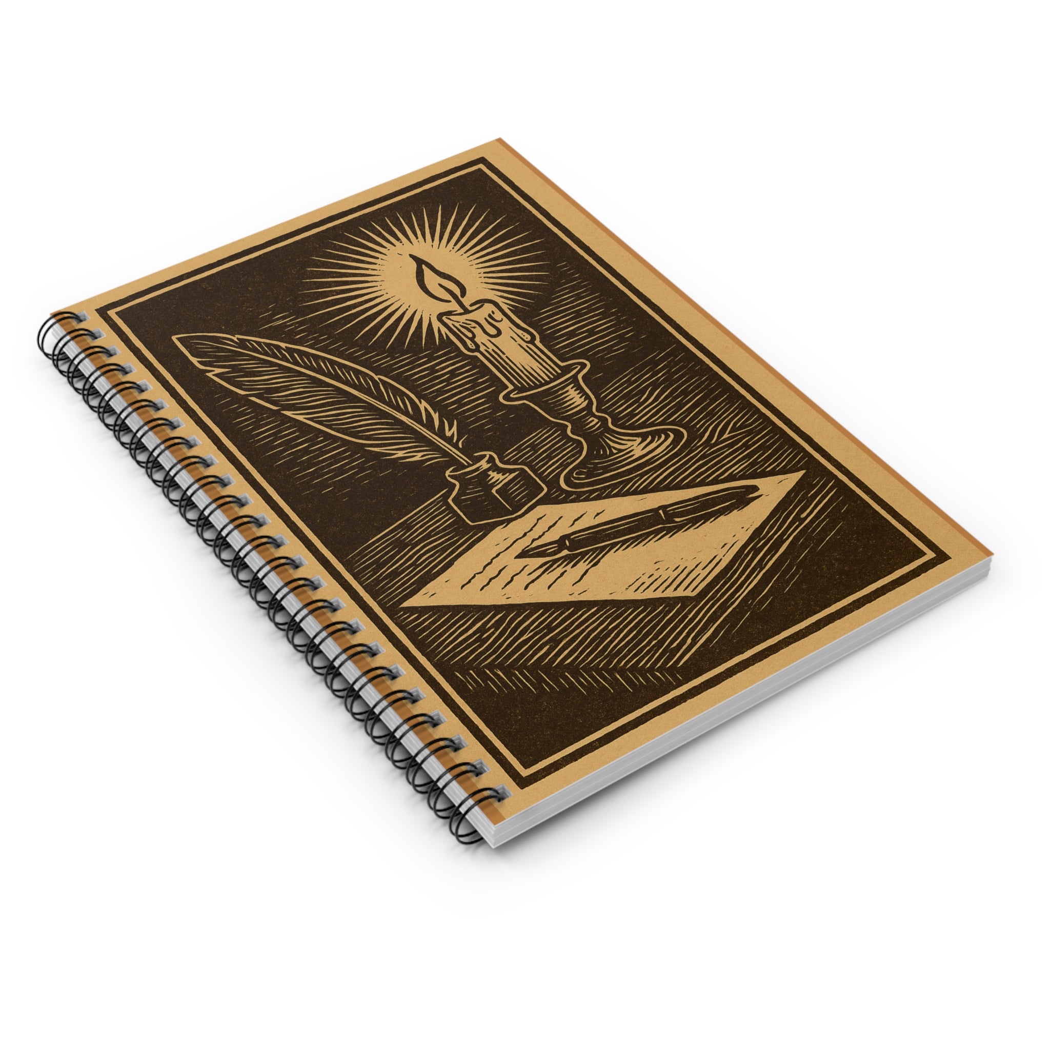 Vintage Inspired Spiral Notebook - Perfect for Writers, Note-Taking, Journals, Gifts, and School Supplies