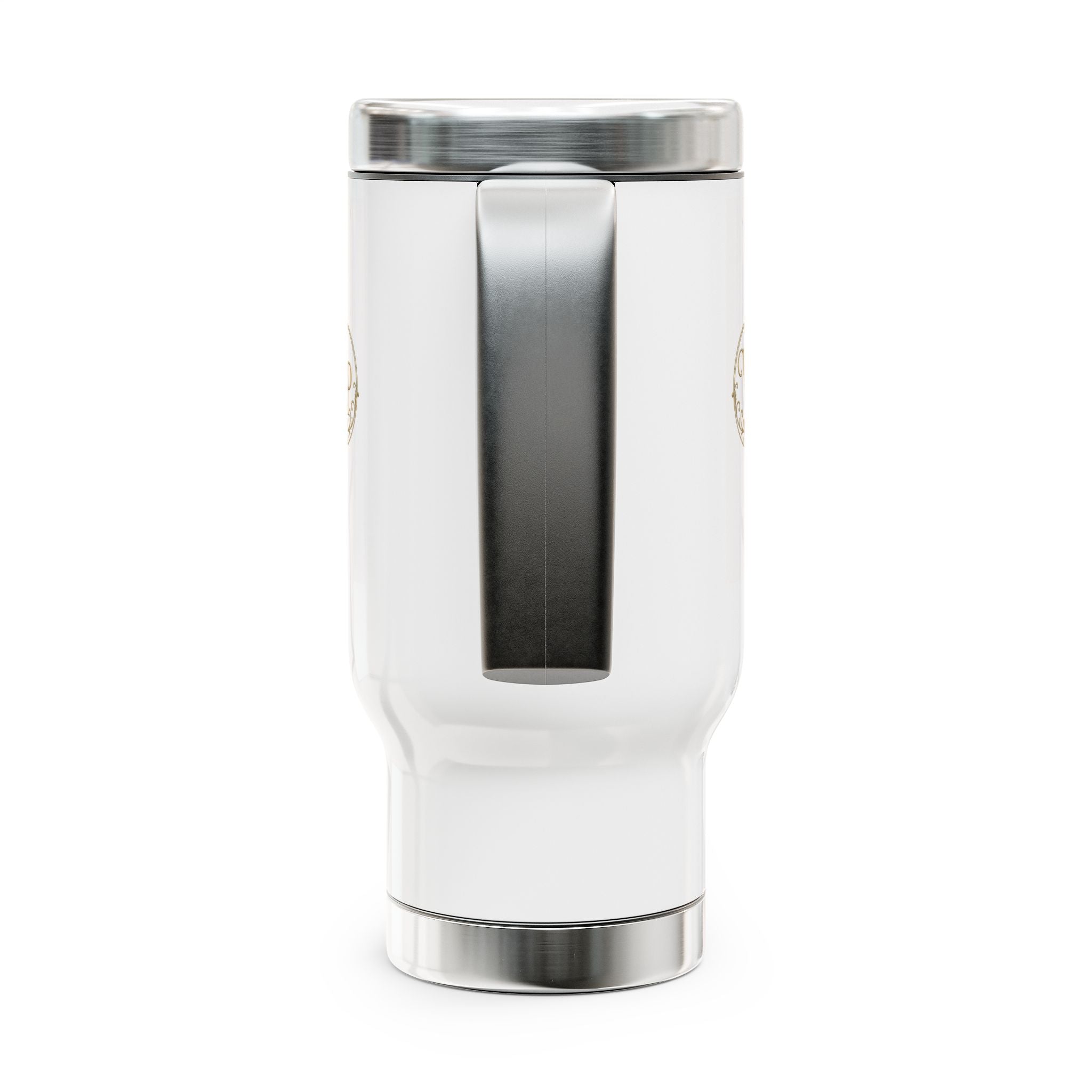 Personalized Gold Monogram Travel Mug - Your Perfect Companion for Every Sip