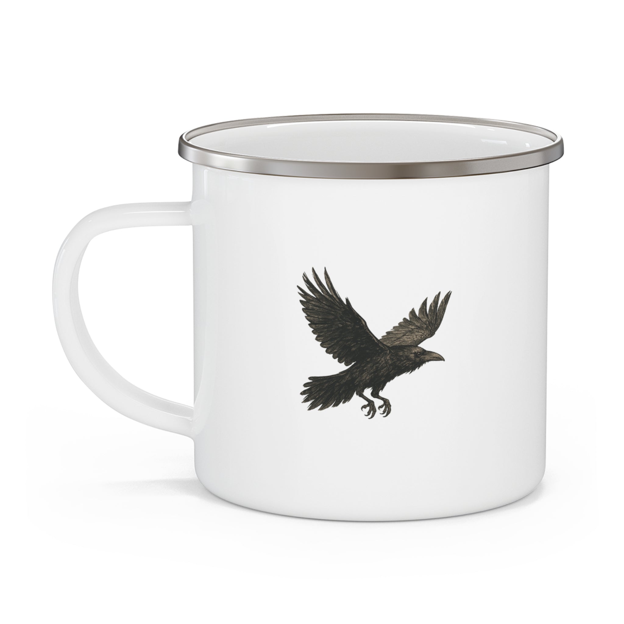 Enamel Mug - Spiritual Sarcasm with Raven