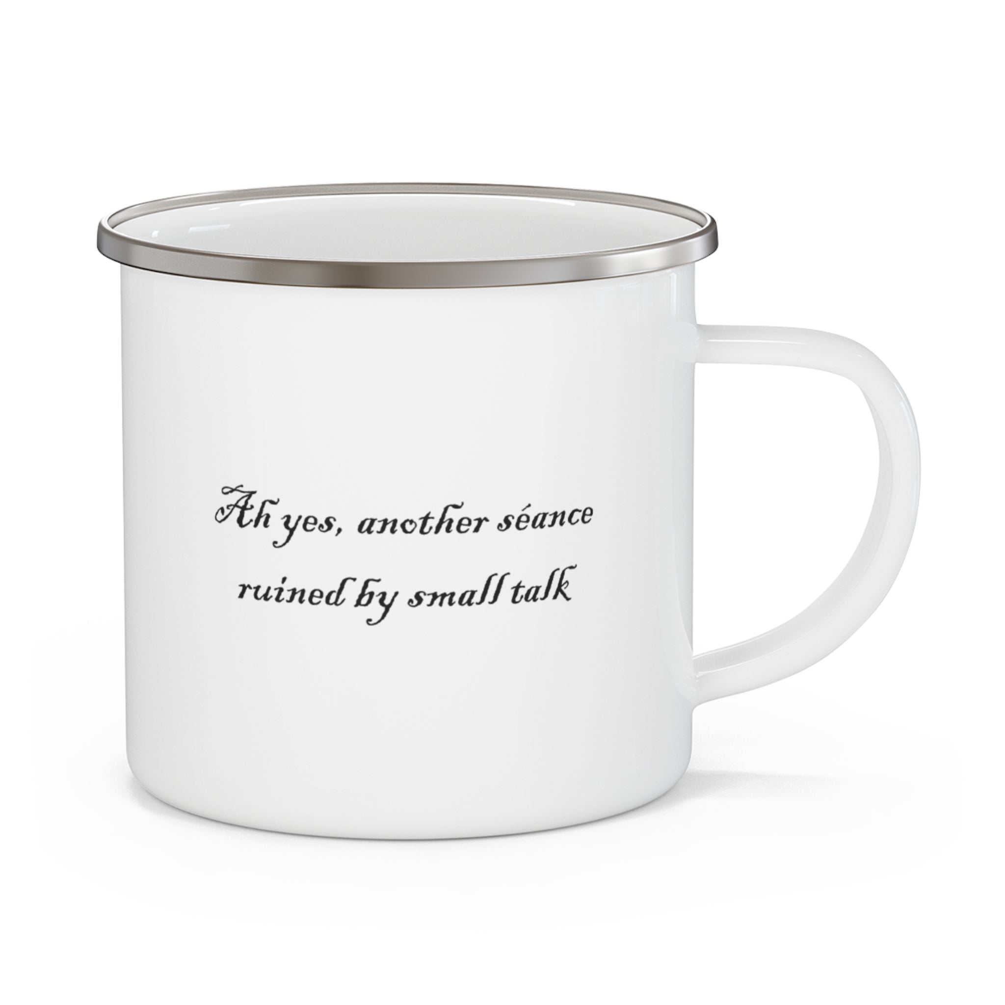 Enamel Mug - Spiritual Sarcasm with Raven