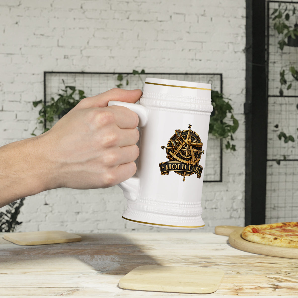 Hold Fast Navigator's Beer Stein | 22 oz