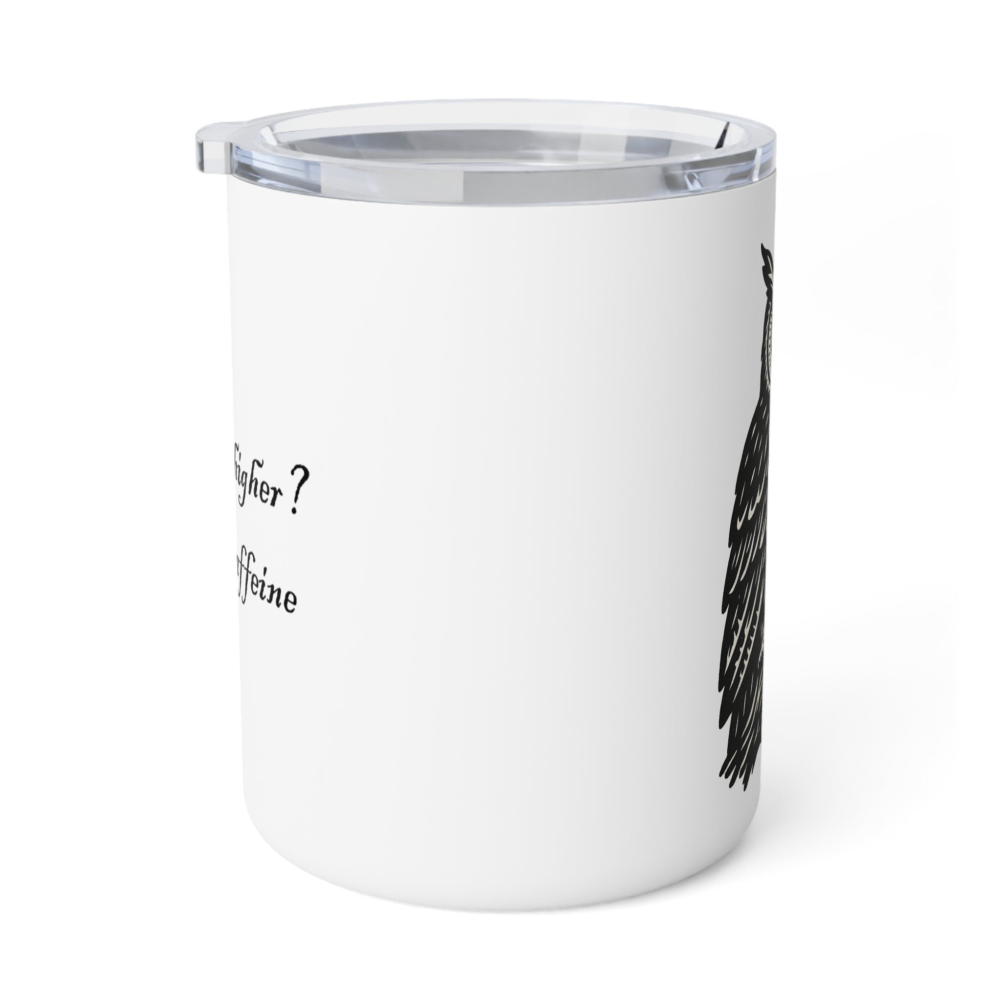 Insulated Coffee Mug with Whimsical Caffeine Quotes, 10oz, Perfect for Coffee Lovers, Unique Gift for Friends, Travel Mug for Tea, [...]
