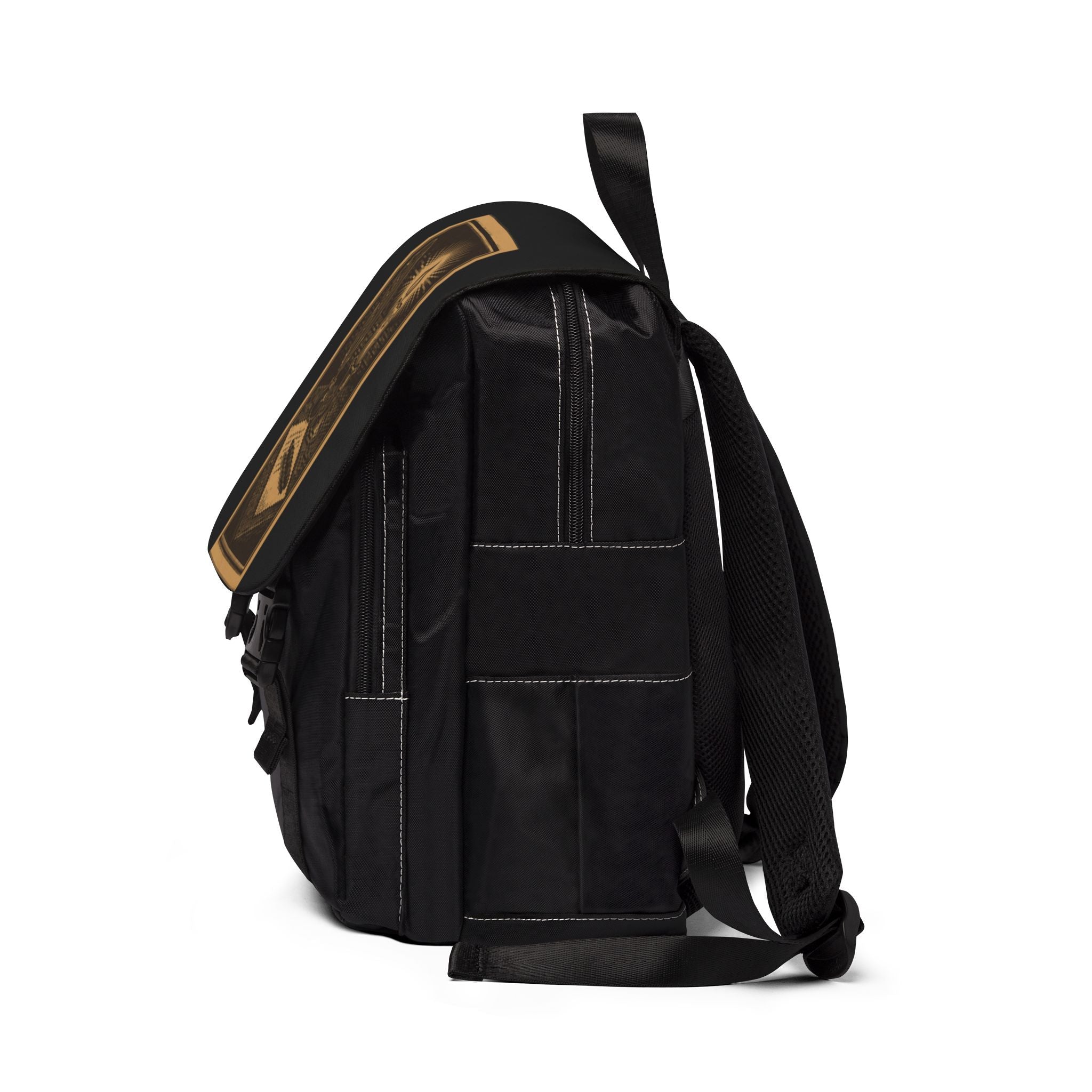 Vintage Writer's Shoulder Backpack, Casual Bookbag for Students, Literary Gift, Travel Rucksack, Gift for Writers & Poets
