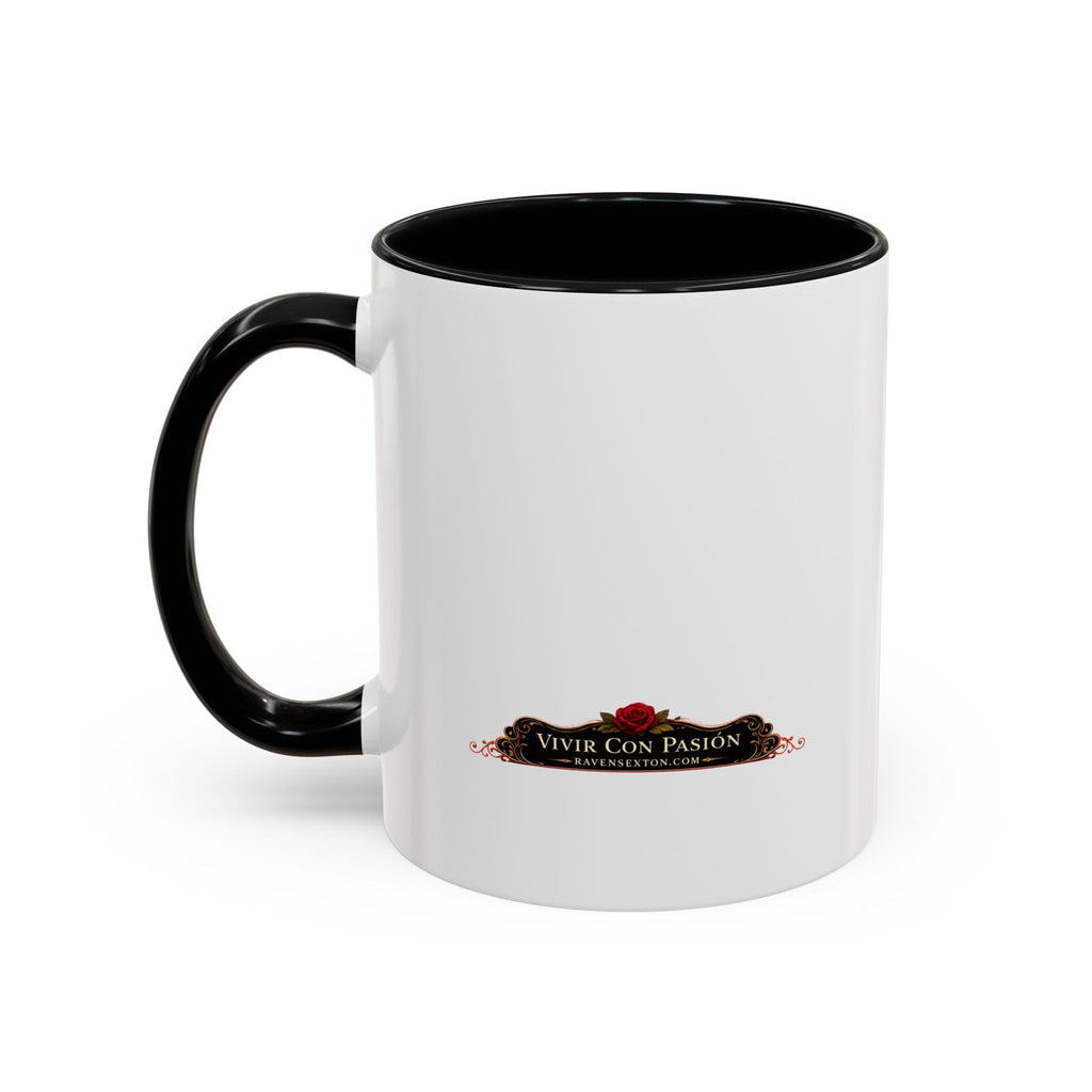 Inspirational Accent Coffee Mug — "Notice Deeply, Choose Intentionally, Live Wholeheartedly"