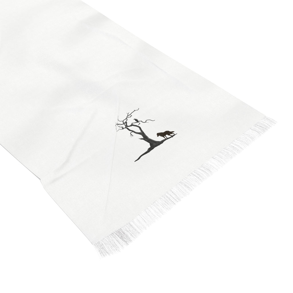 Blackbird Diaries Signature Scarf | White