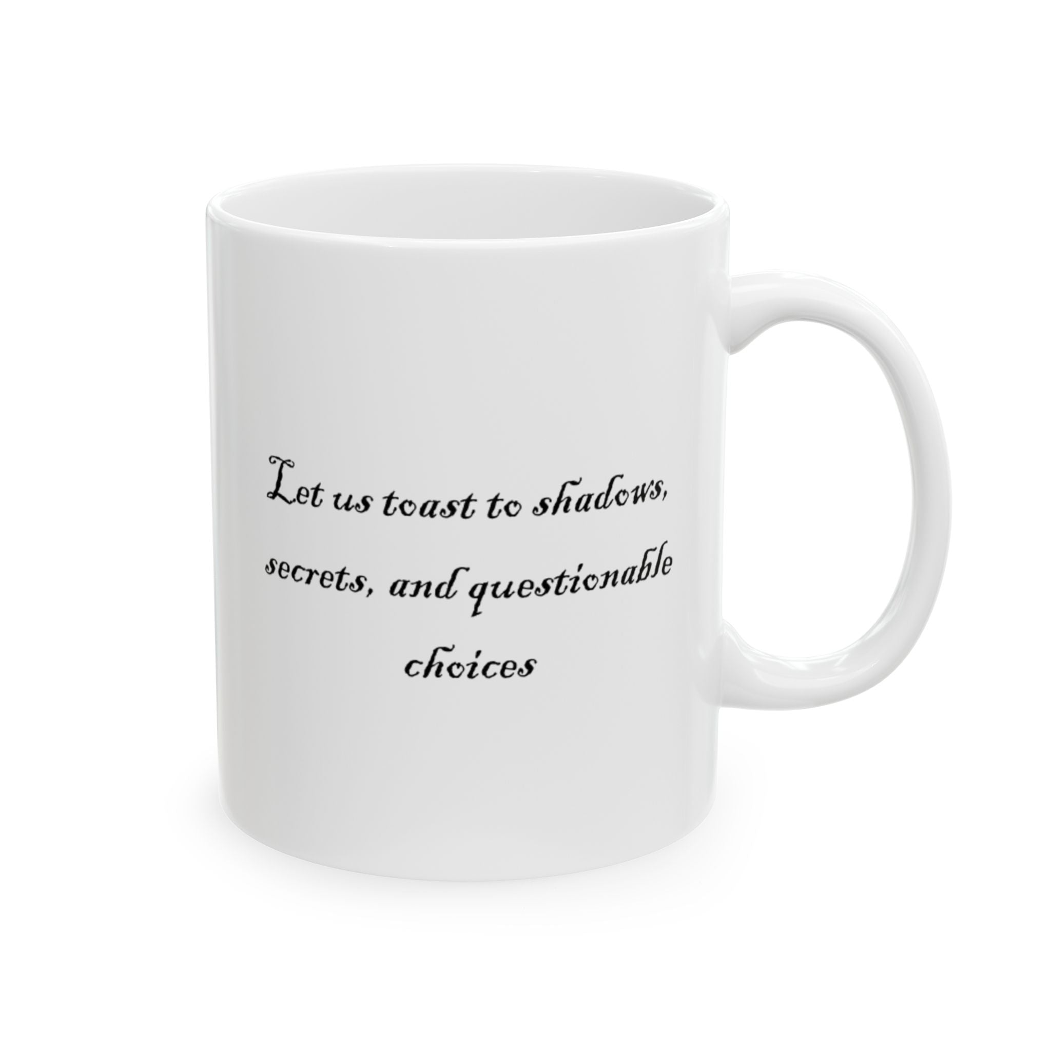 Mystical Raven Ceramic Mug | Spiritual Sarcasm Quote Coffee Cup | Unique Gift for Nature Lovers | Home Decor | 11oz & 15oz