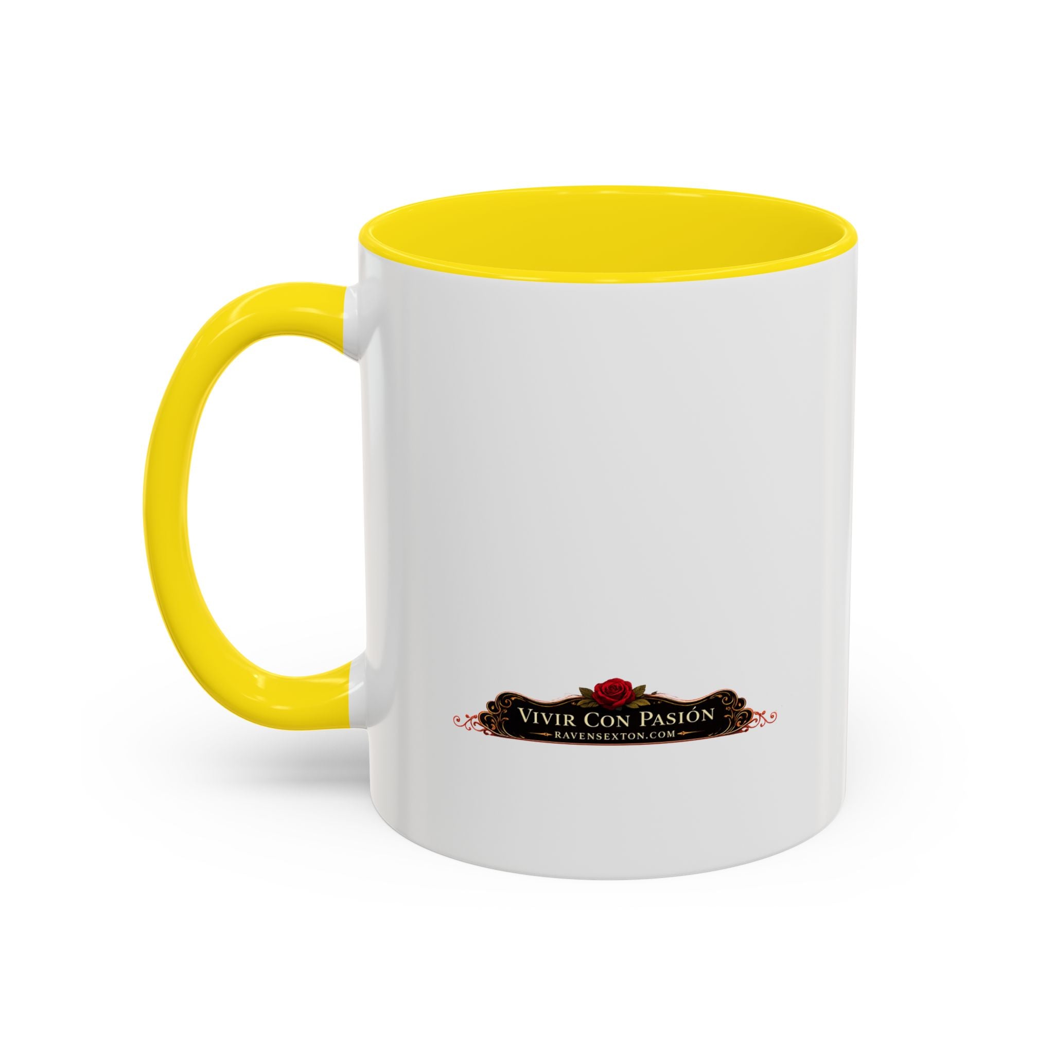 Inspirational Accent Coffee Mug — "Notice Deeply, Choose Intentionally, Live Wholeheartedly"