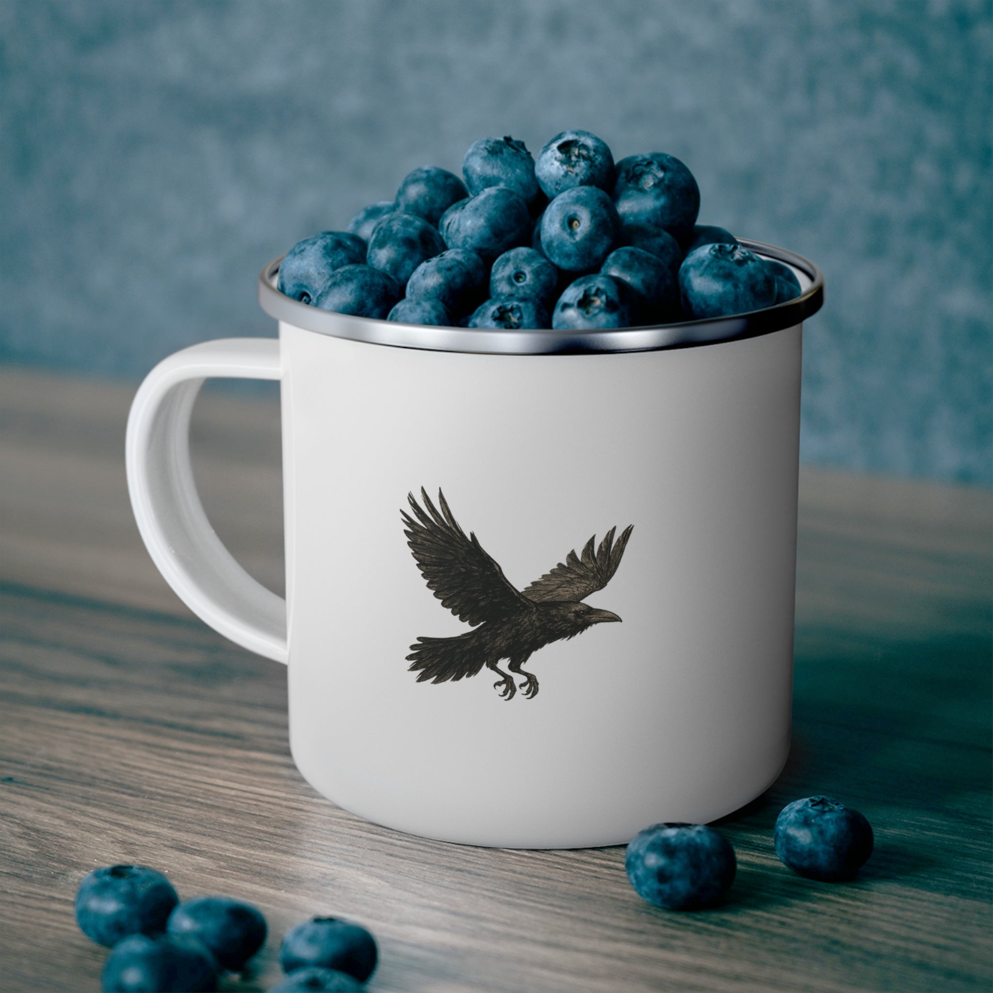 Enamel Mug - Spiritual Sarcasm with Raven