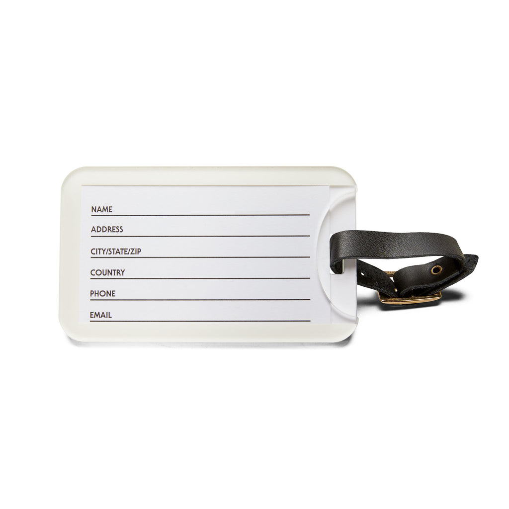 Elevate Your Travel Experience with the Elegant Luggage Tag 'Vivir con Pasión' in Black & Gold
