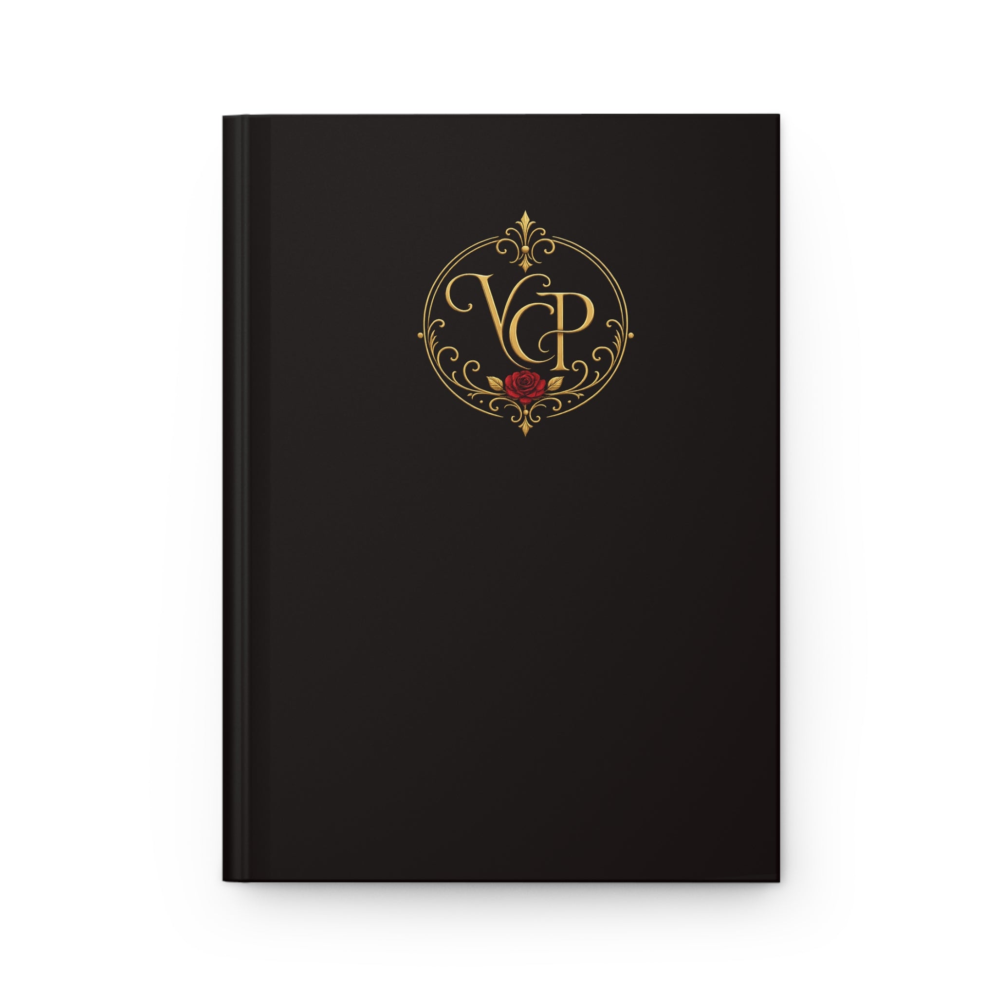 Transform Your Thoughts with the VcP Elegant Black Matte Monogram Notebook