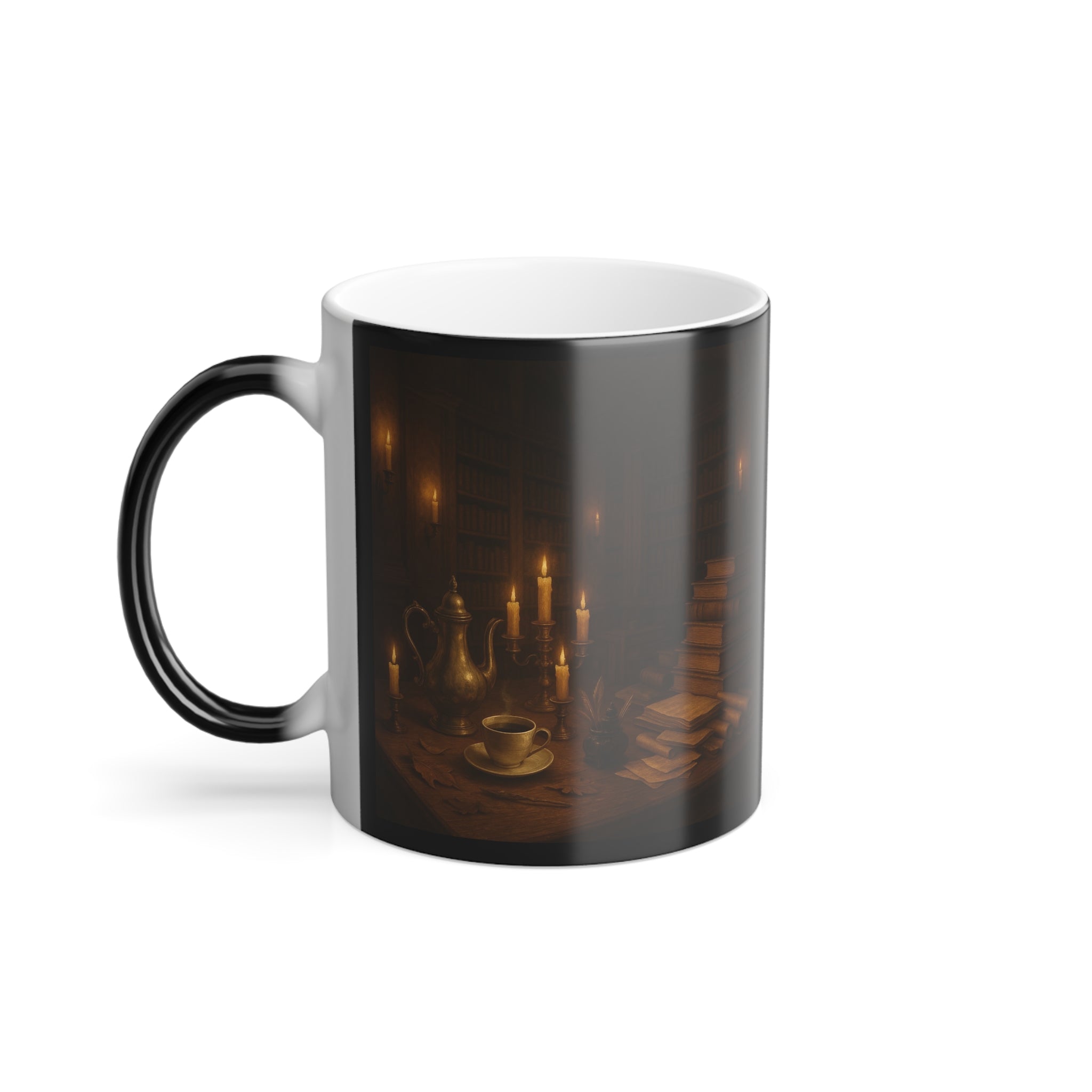 Color Morphing Mug - Magic Heat Changing Coffee Cup, Unique Gift for Coffee Lovers, Fun Kitchen Decor, Personalized Mugs, Coffee Humor