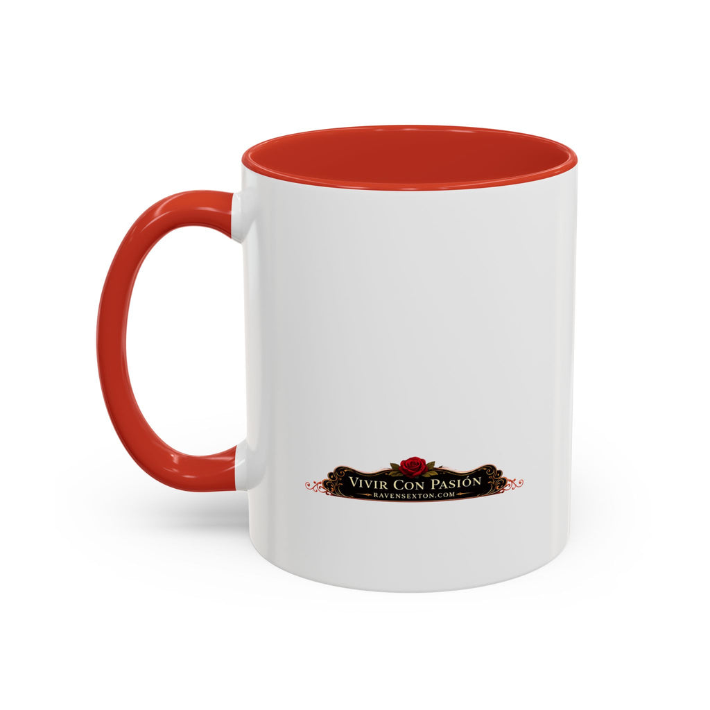 Inspirational Accent Coffee Mug — "Notice Deeply, Choose Intentionally, Live Wholeheartedly"