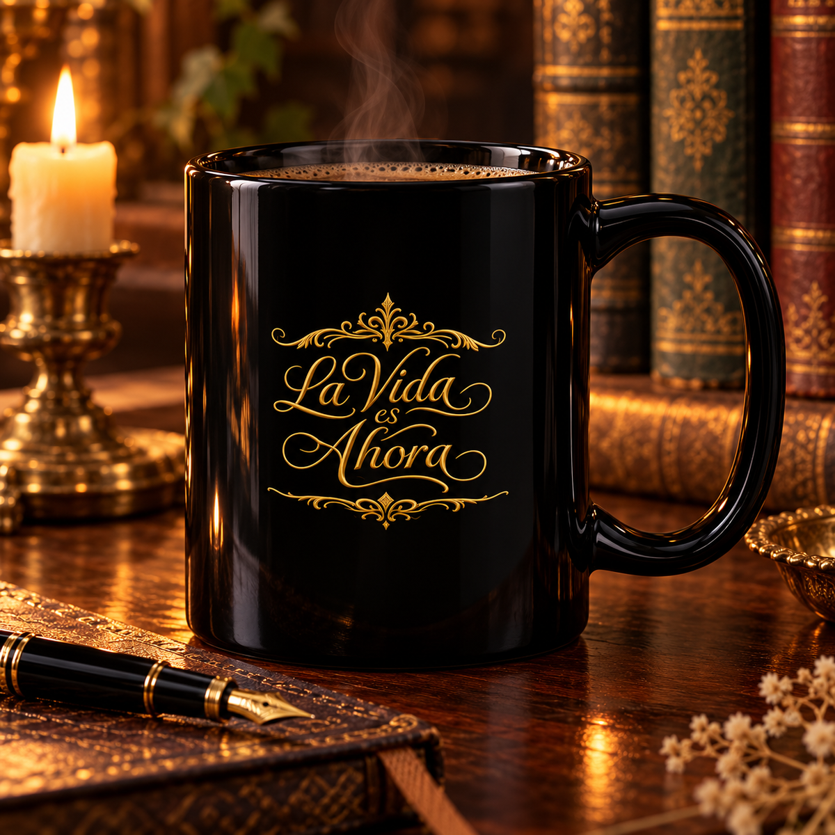 La Vida es Ahora 15 oz Coffee Mug