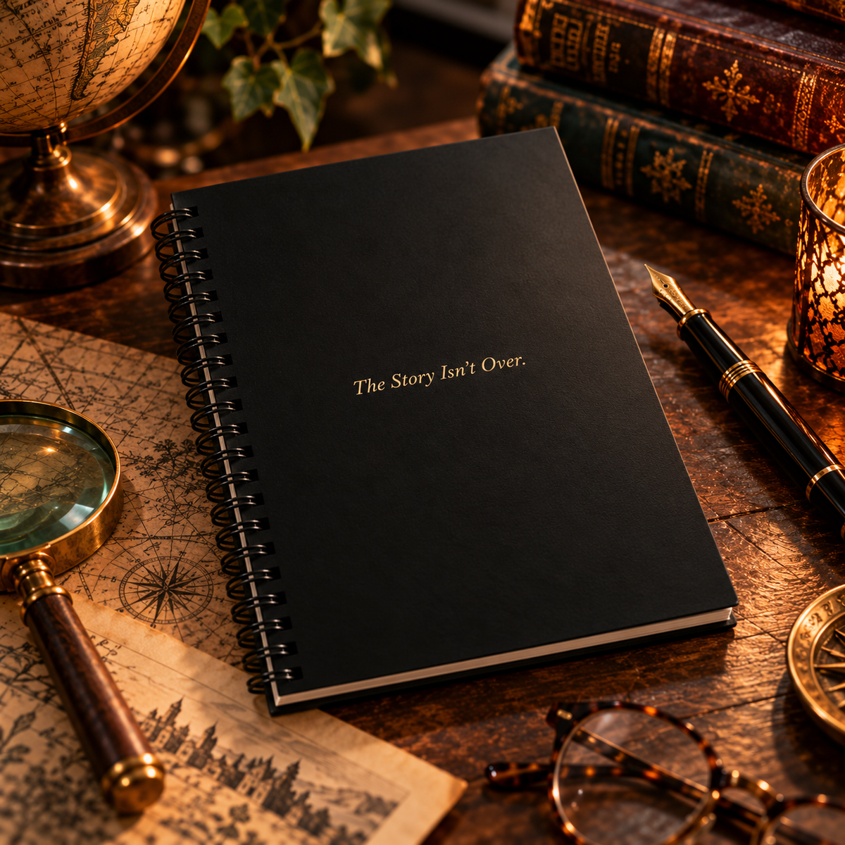 The Story Isn't Over Spiral Notebook